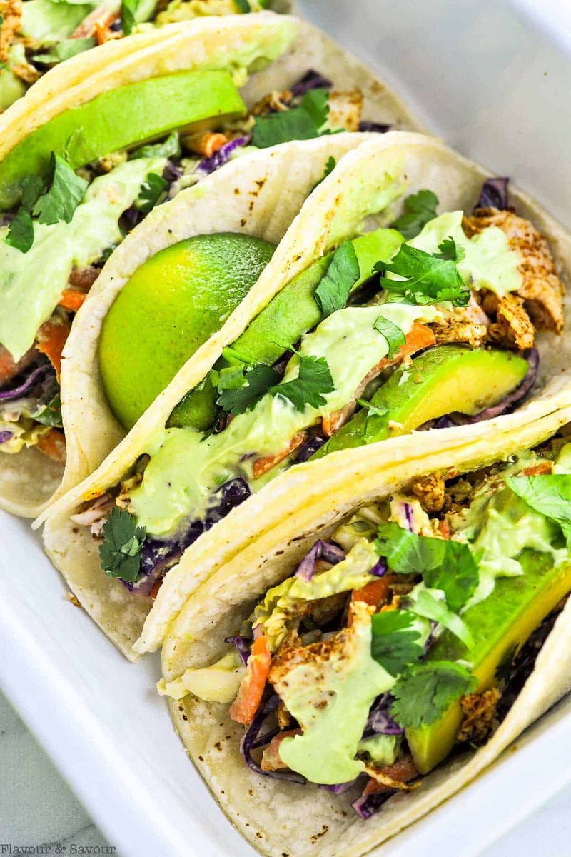 Lemon Chicken Tacos