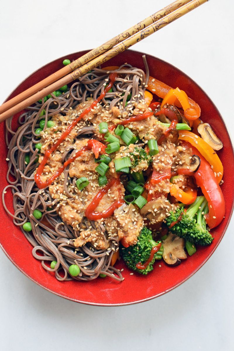 Easy Soba Noodle Bowl