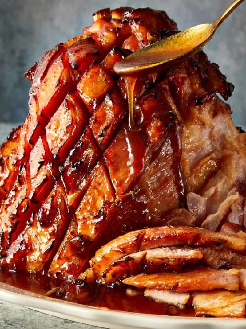 Brown Sugar Mustard Glazed Ham
