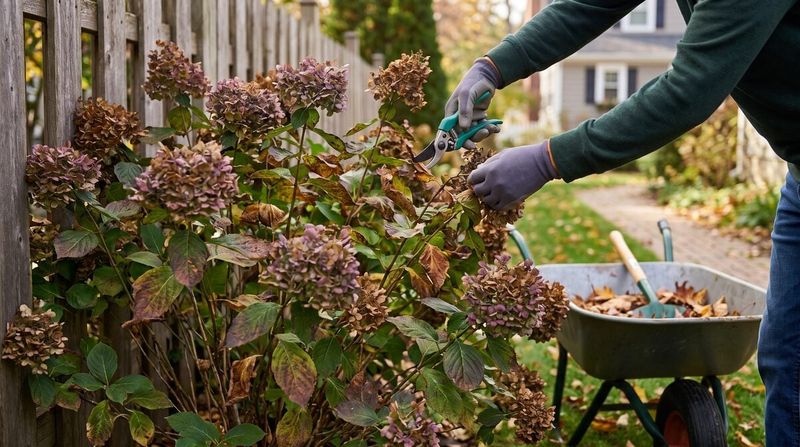 Cutting Back Old Wood Bloomers in Autumn