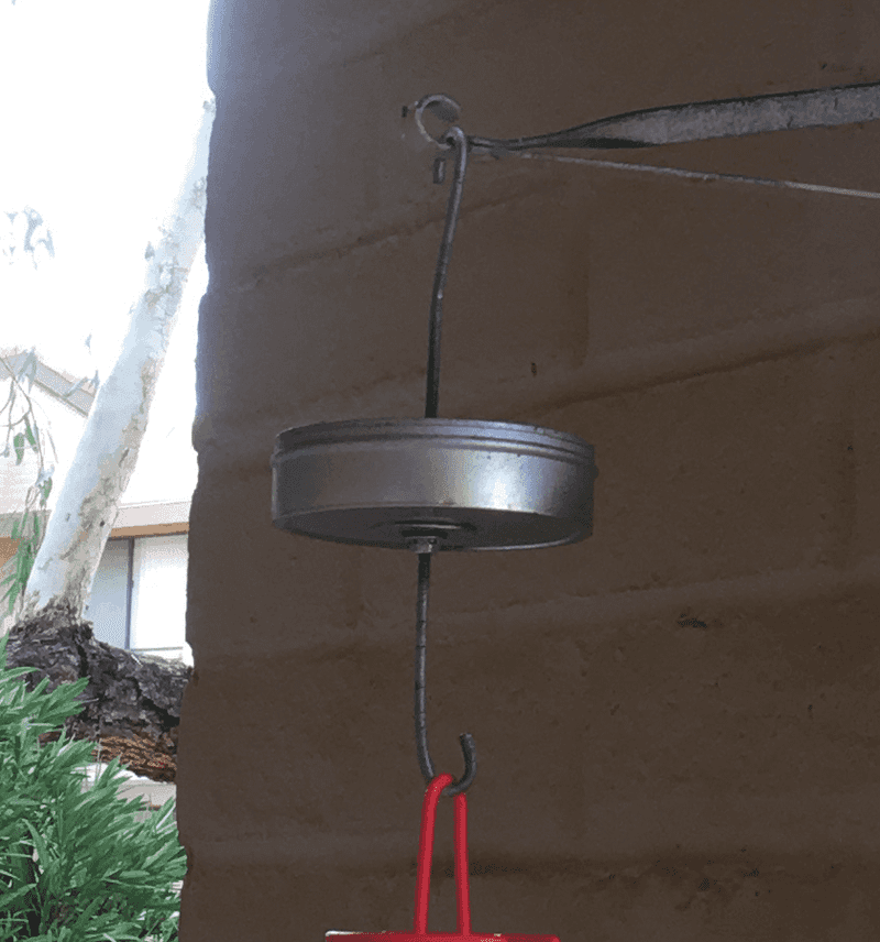 Wrap Aluminum Foil Around the Hook or Pole
