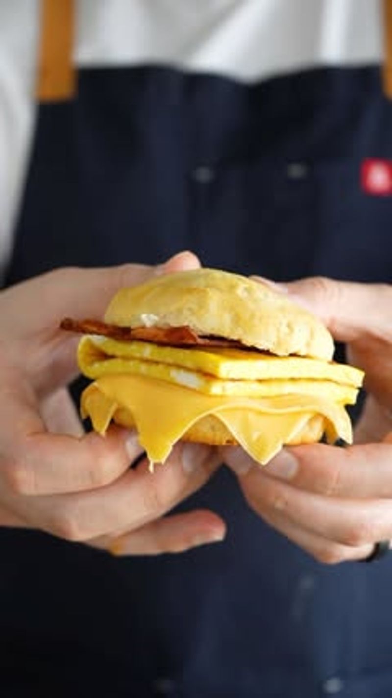 Iowa: Bacon, Egg & Cheese Biscuit