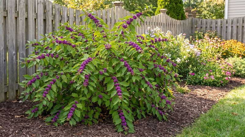 Place beautyberry in an open, manageable transition zone
