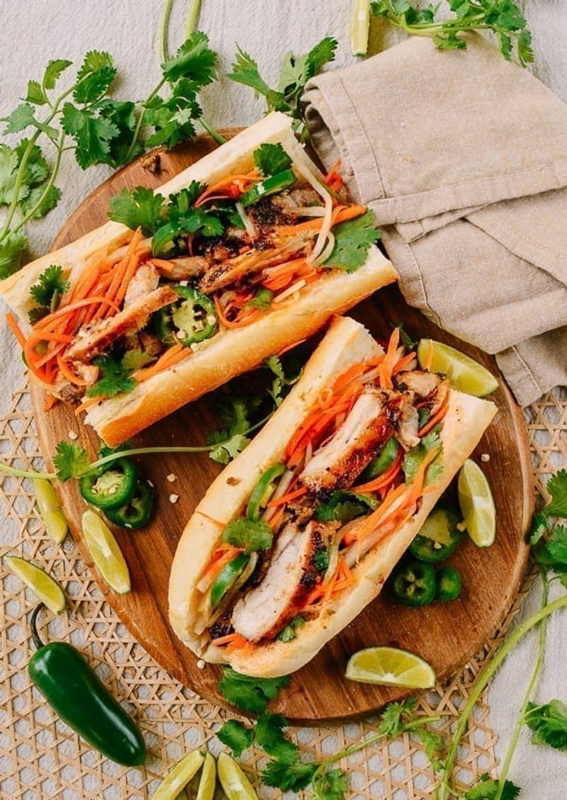 Chicken Banh Mi-Style Sandwich