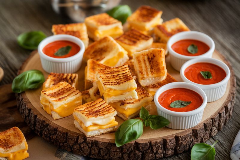 Mini Grilled Cheese Sandwiches
