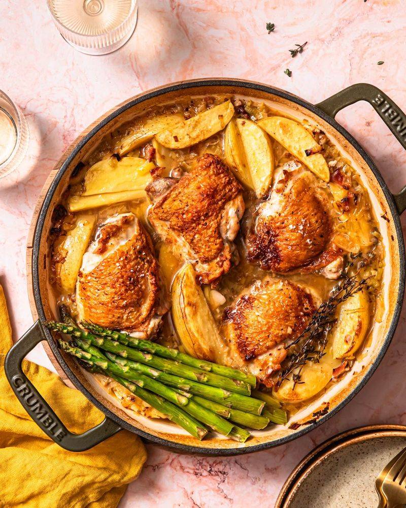 One-Pot Braised Chicken and Potatoes