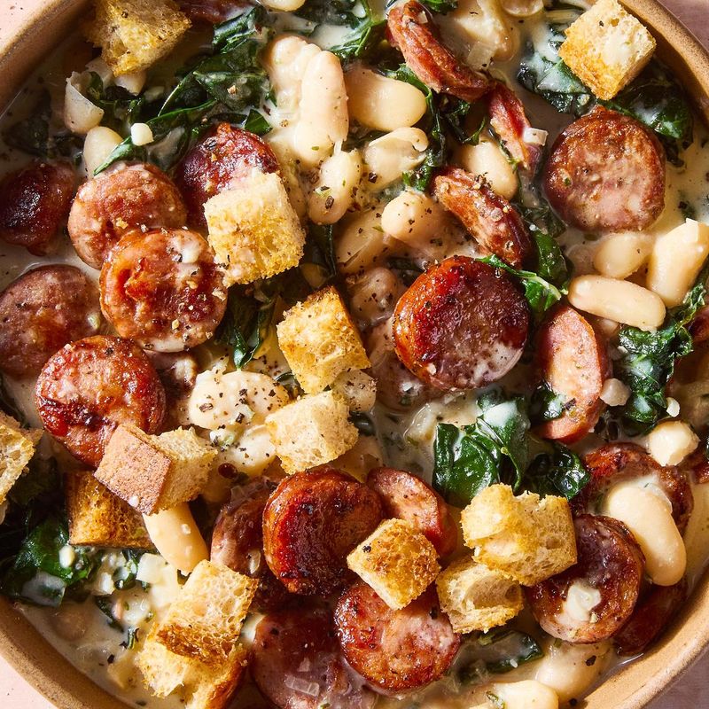 White Bean and Smoked Sausage Skillet