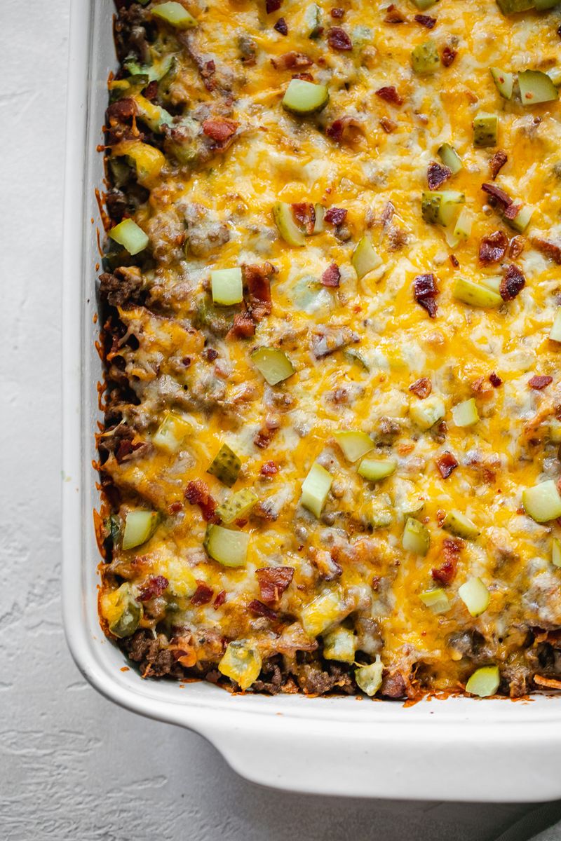 Bacon Cheeseburger Casserole