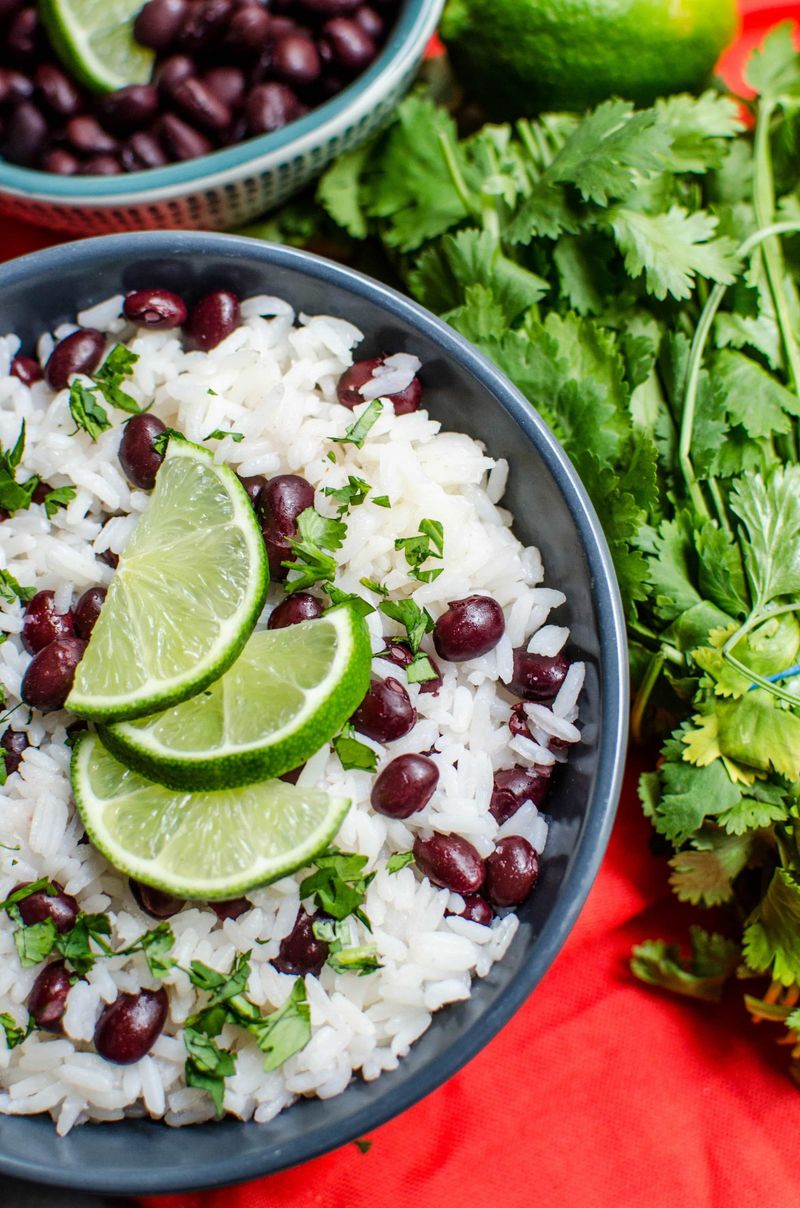 Black Beans and Cilantro Lime Rice