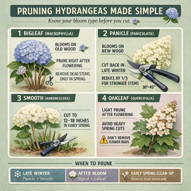 Match Pruning to the Wood That Carries Flowers