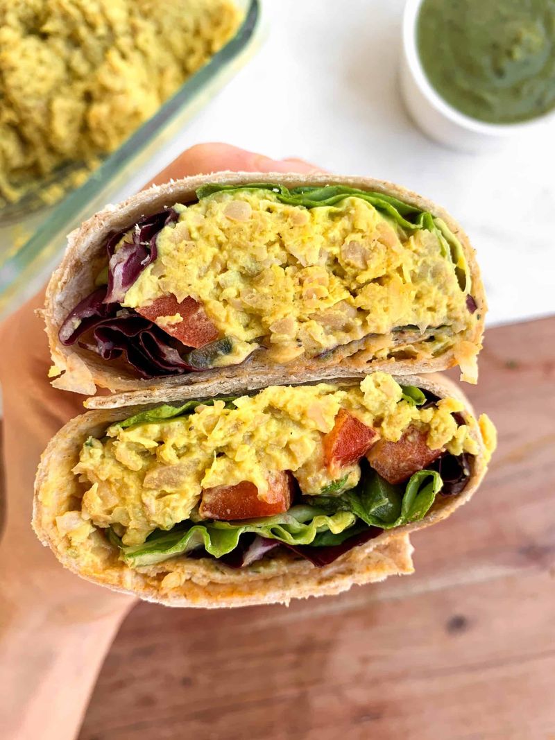 Chickpea Salad Sandwiches and Wraps