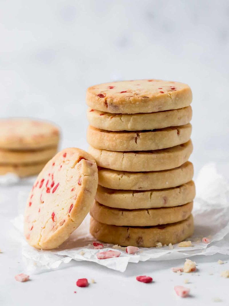Peppermint shortbread