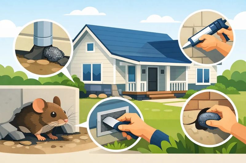 Use exclusion and sanitation to protect the home