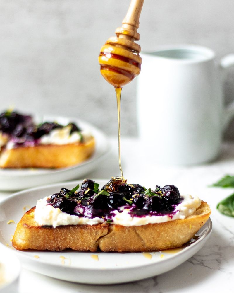 Honey Ricotta Toast