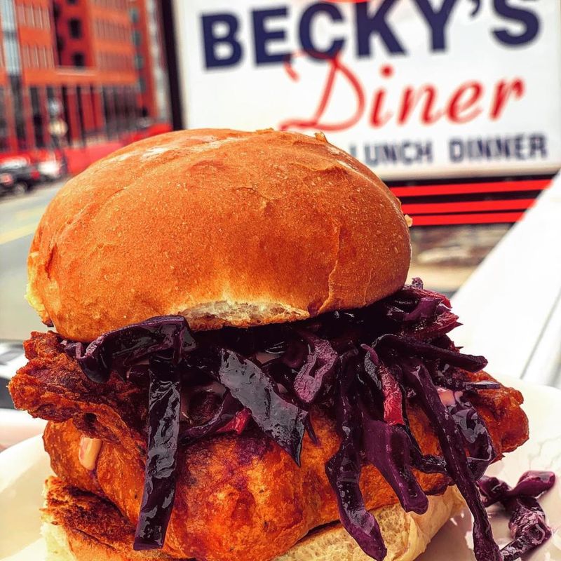 Maine: The Becky's Diner Burger