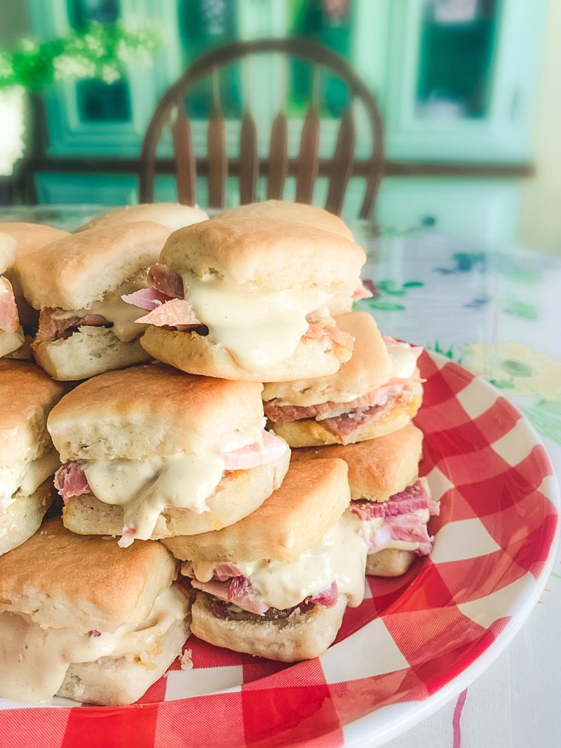 Mini Biscuit Sandwich Sliders