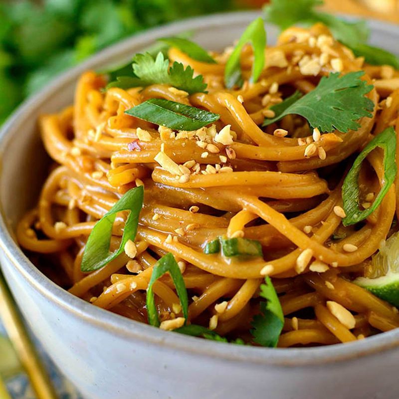 Peanut Butter Soy Noodles