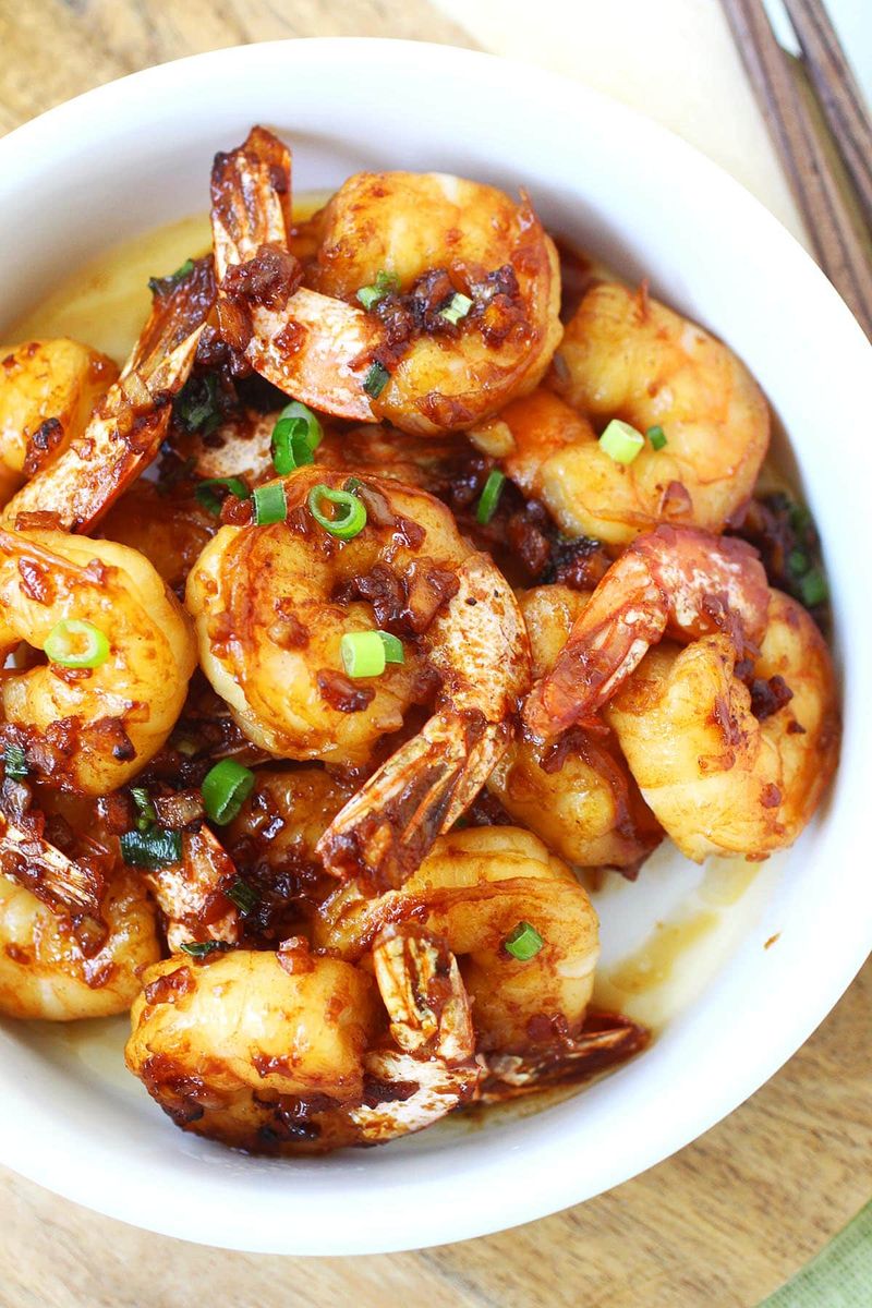 Garlic Stir-Fried Shrimp