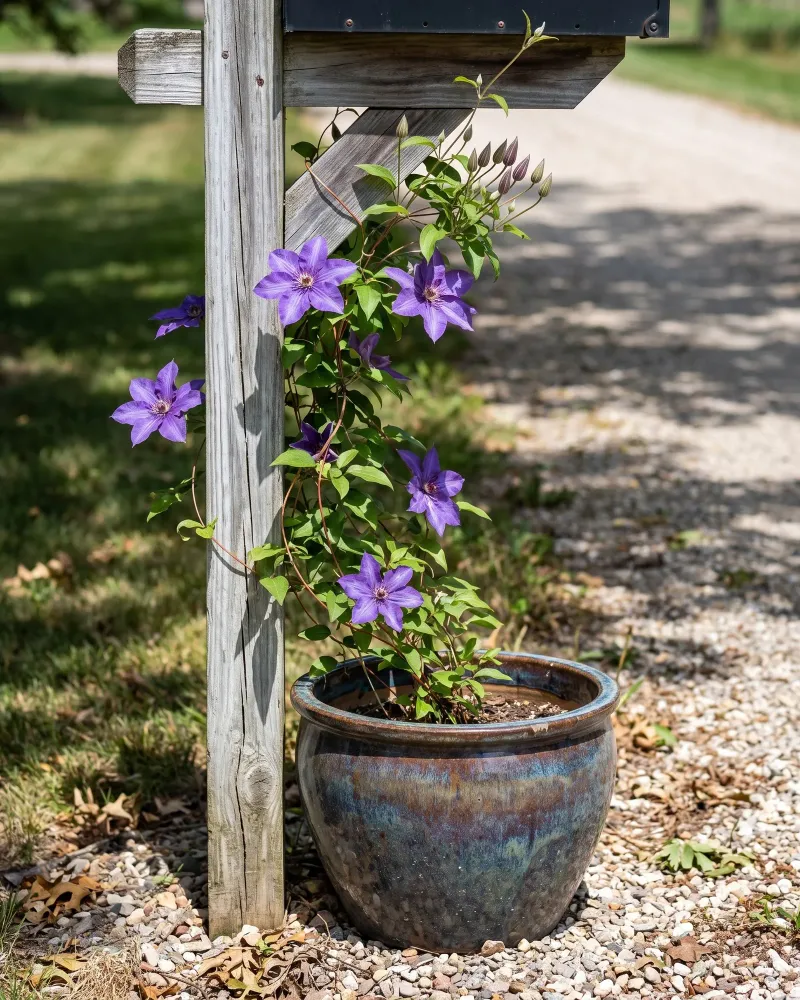 Growing in a pot changes the decision