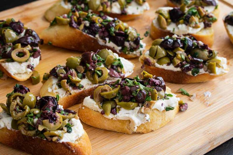 Olive Tapenade Crostini