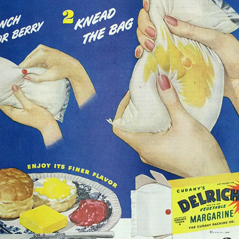 Colored margarine (yellow margarine laws)