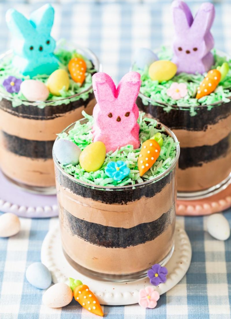 Easter Dirt Cups