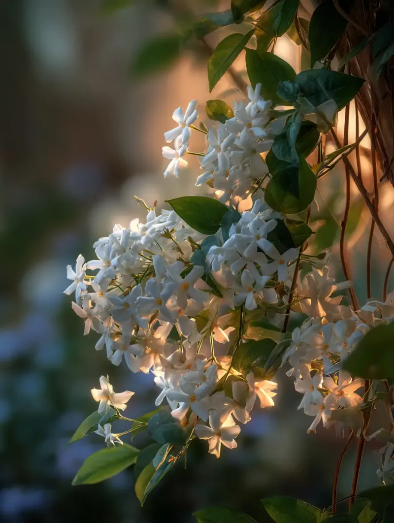 Certain jasmines become more fragrant after dusk