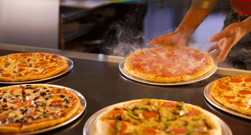 Fast pizza spots with buffet specials (regional)