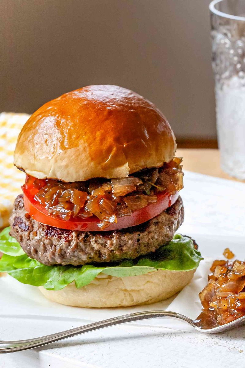 Onion Jam For Burgers And Boards