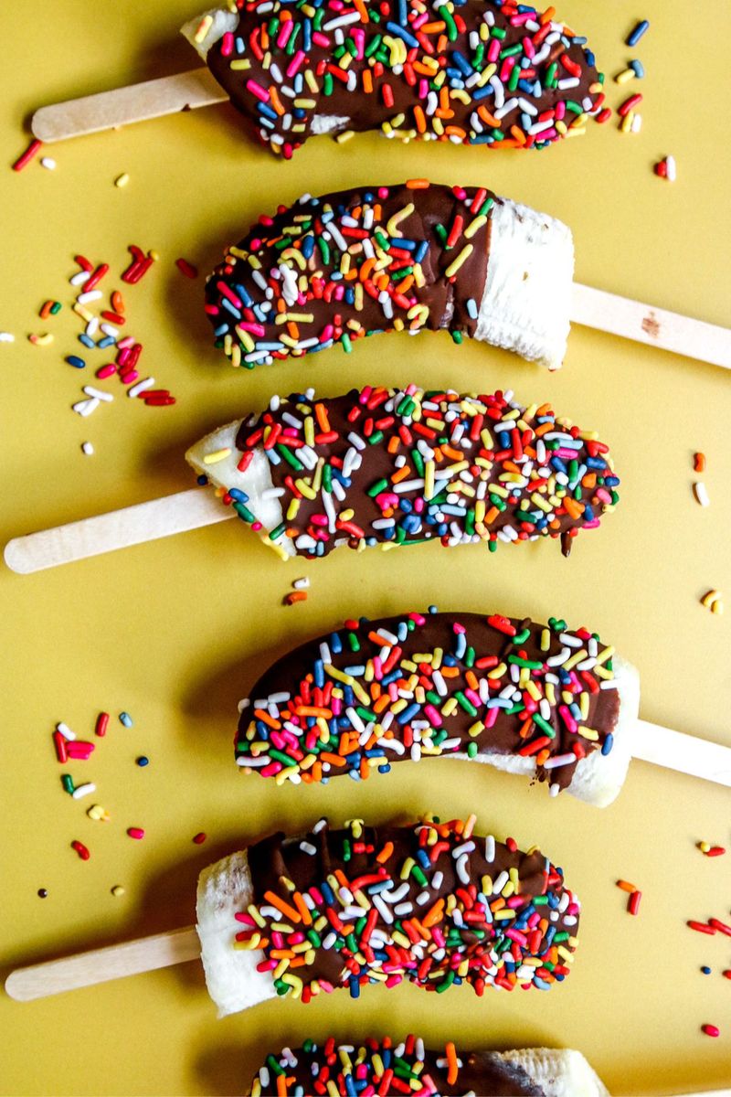 Chocolate-Dipped Frozen Bananas