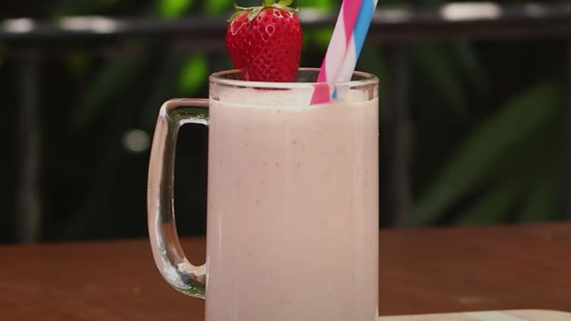 Peanut Butter and Jelly Milkshake