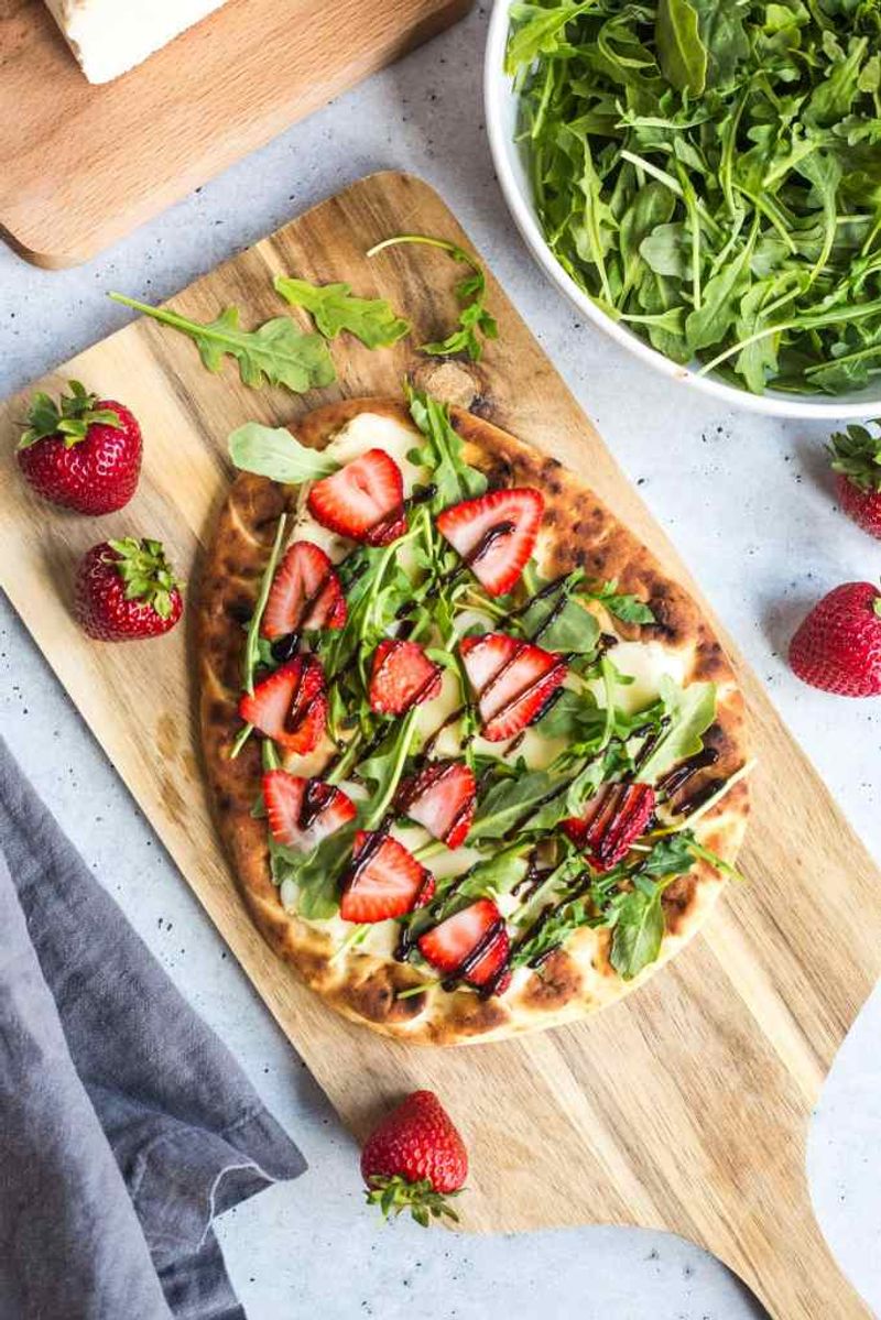 Savory Strawberry and Goat Cheese Pizza