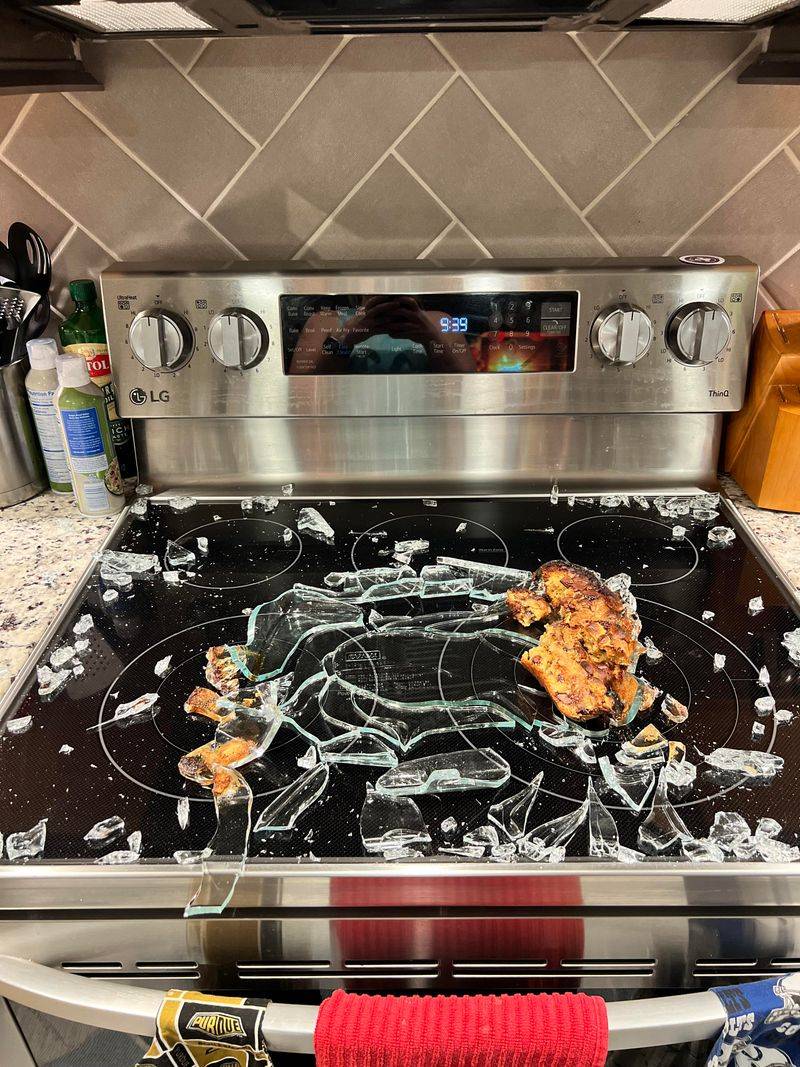 Adding cold liquid to a hot pan