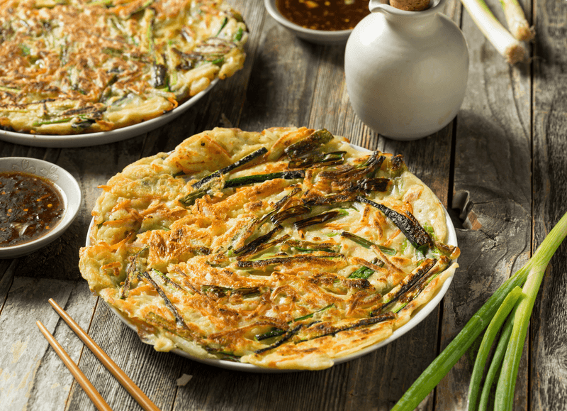 Vegetable Pancakes (Yachae Jeon)