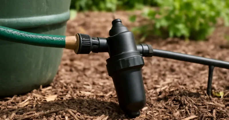 Add a rated sediment filter only where the equipment needs one