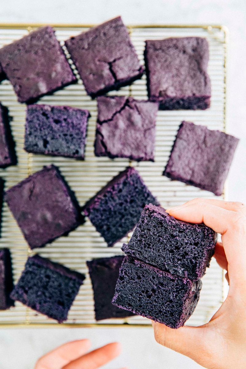 Ube Mochi Cake