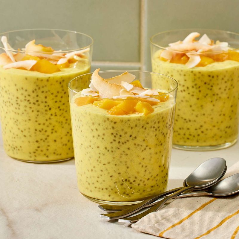 Mango Coconut Chia Pudding