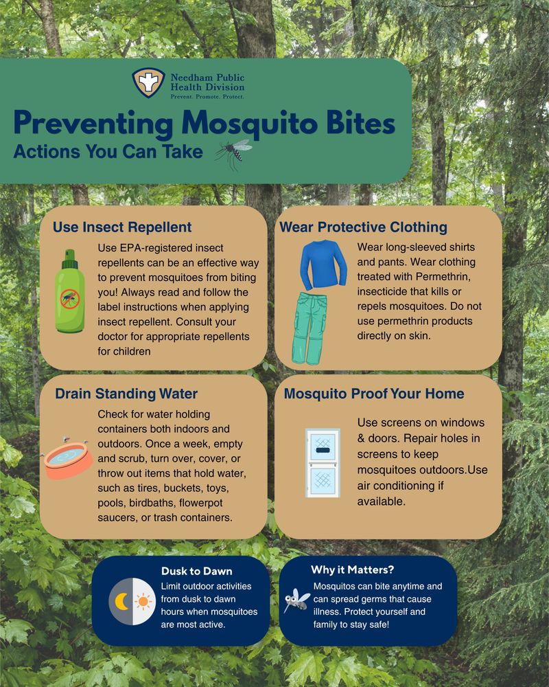 Reduce mosquito exposure with proven measures