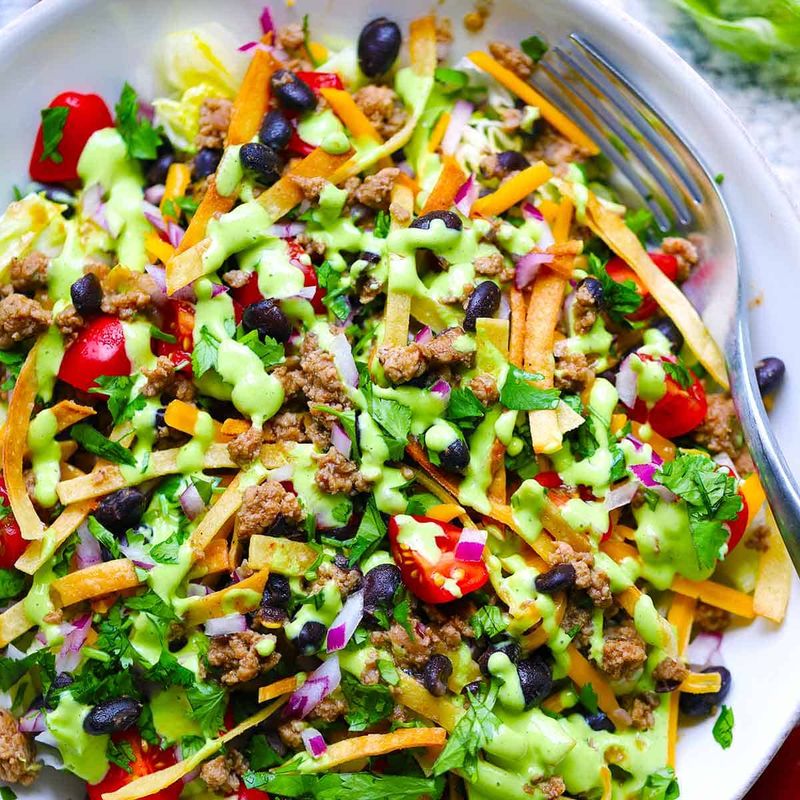 Taco Salad with Ground Turkey