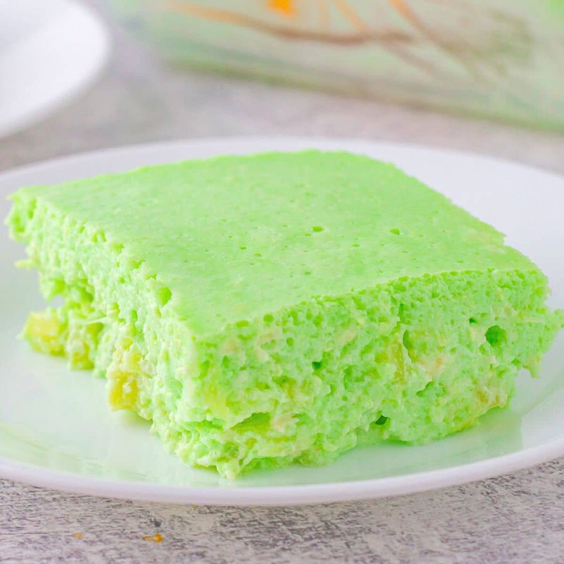 Lime Jell-O With Pineapple