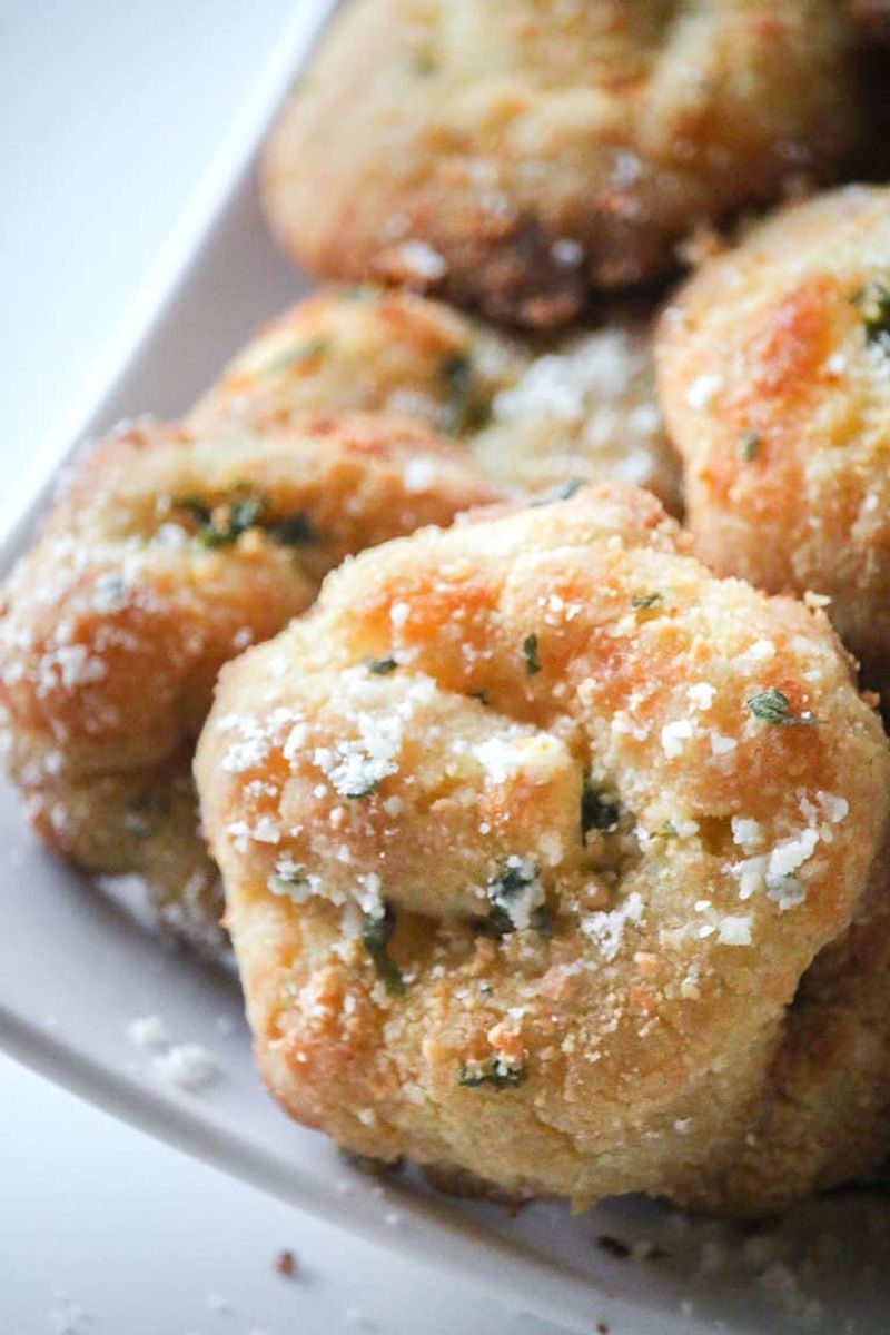 Garlic Parmesan Doughnuts