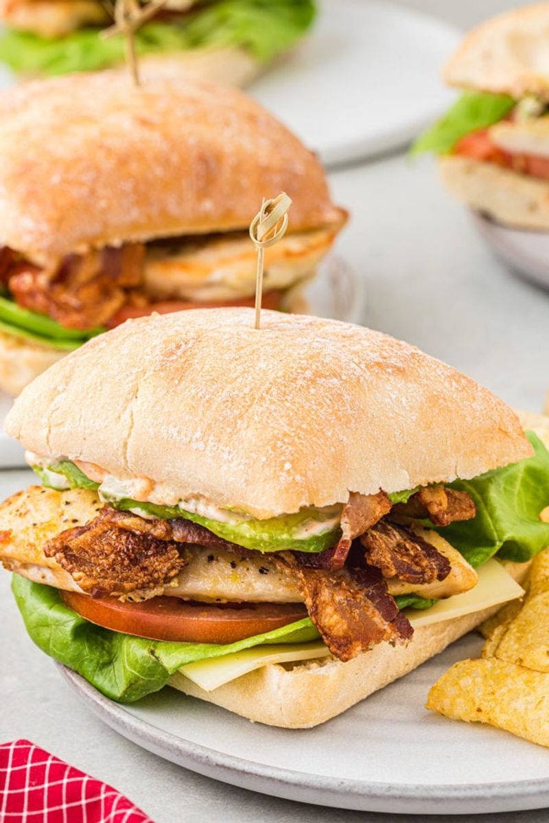 California Chicken Cafe's Rotisserie Chicken Sandwich