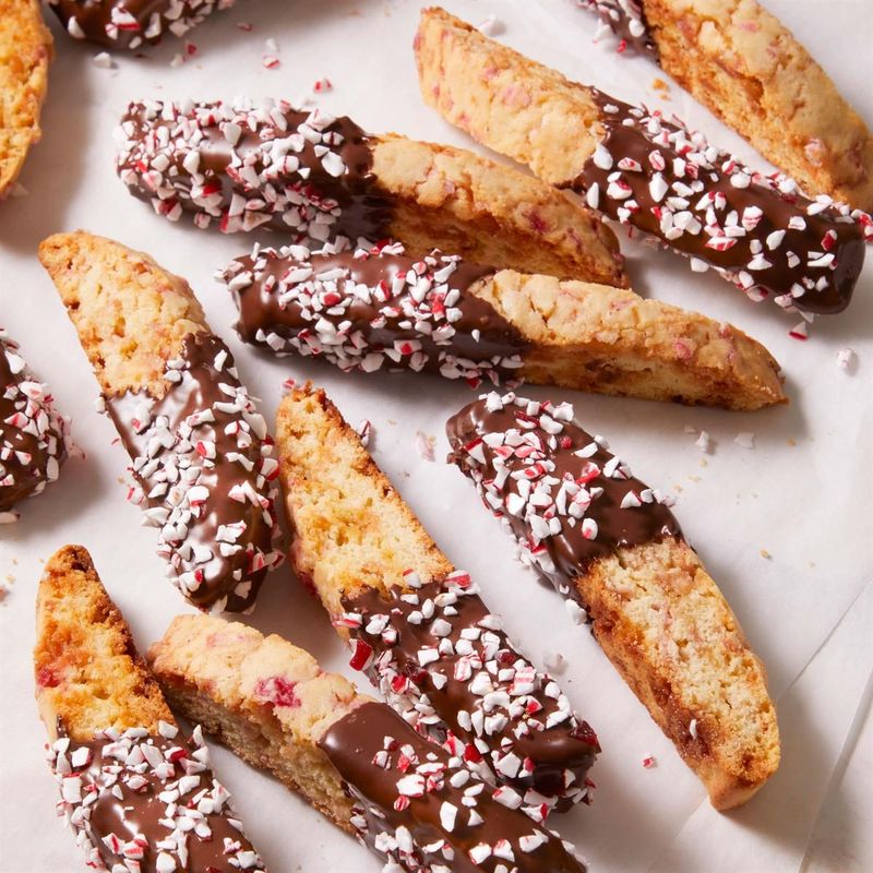 Peppermint biscotti