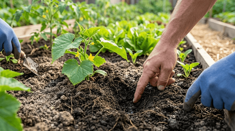 Check whether watering is contributing to the yellowing