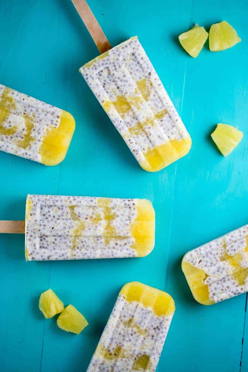 Tropical Chia Popsicles