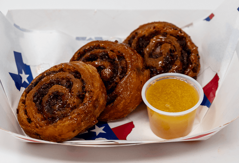 Deep-Fried Honey-Butter Brisket Swirls