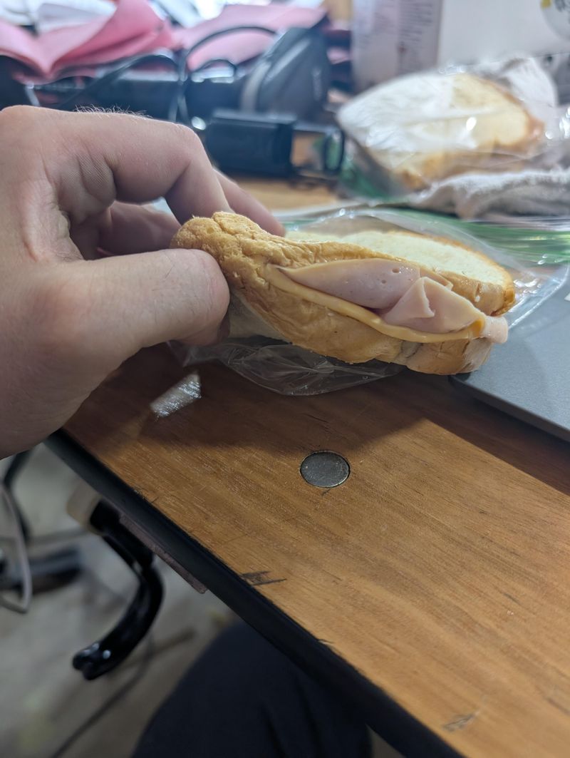 Using bread that is too soft for the fillings