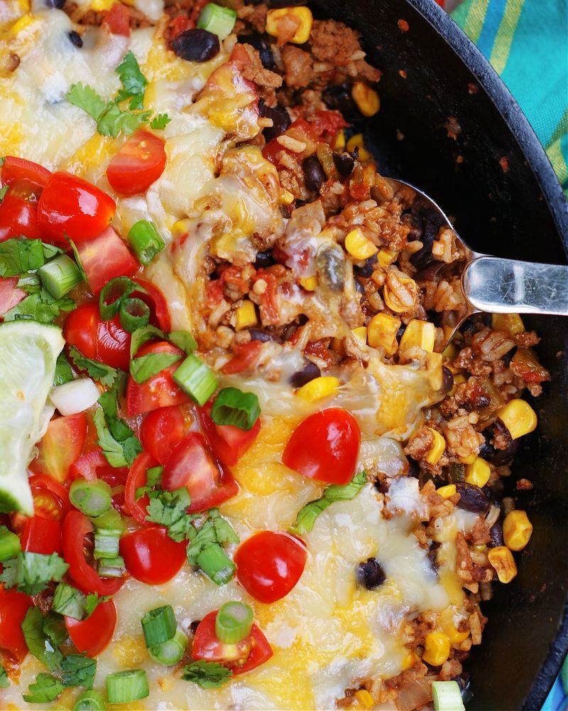 Tex-Mex Pinto Bean Skillet