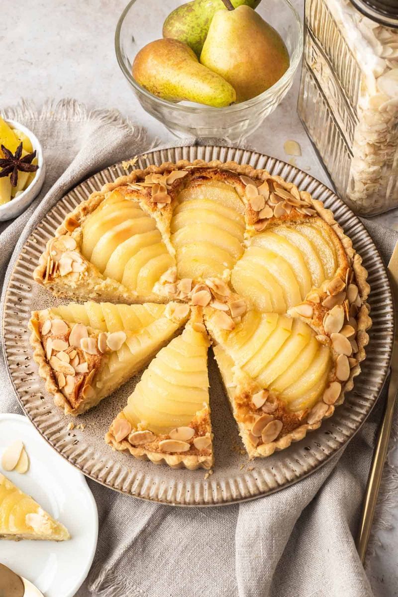 Pear Tart With Almond Cream (Frangipane)