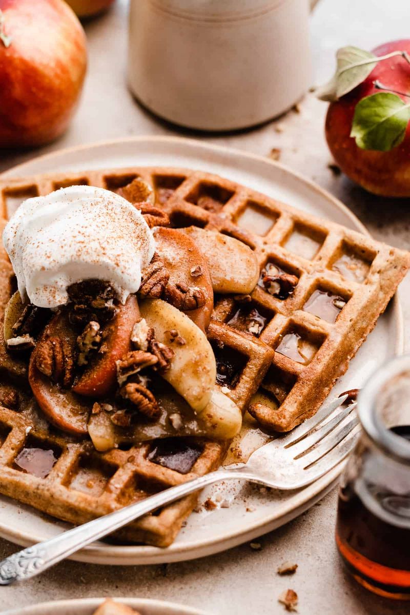 Apple Pie Waffles